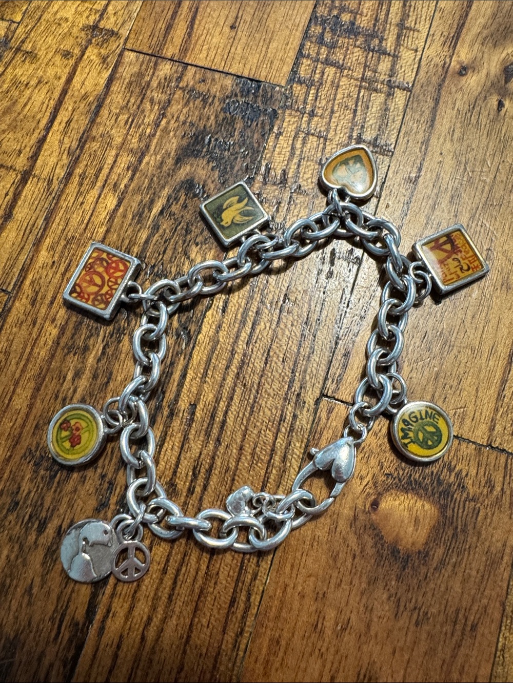 Brighton Silver Peace Bracelet